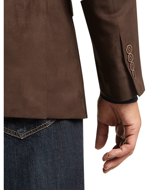 Nautica Brandford Microsuede Modern Fit Sport Coat, Red 2 Nautica Brandford Microsuede Modern Fit Sport Coat, Red - Image 2