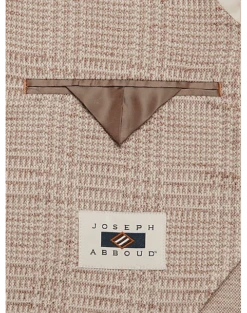 Joseph Abboud Slim Fit Notch Lapel Knit Sport Coat Tan Plaid 6 Joseph Abboud Slim Fit Notch Lapel Knit Sport Coat Tan Plaid -Quality Clothing Store MW40 15N9 65 JOSEPH ABBOUD TAN PLAID ALT2