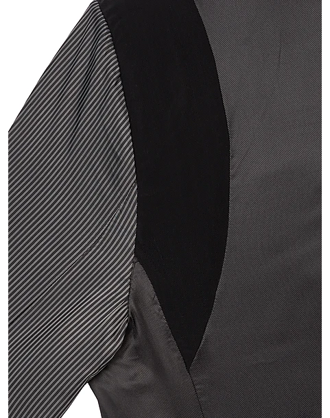 Egara Slim Fit Peak Lapel Dinner Jacket, Midnight Floral Jacquard 4 Egara Slim Fit Peak Lapel Dinner Jacket, Midnight Floral Jacquard - Image 4