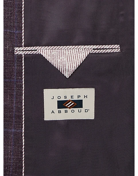 Joseph Abboud Slim Fit Sport Coat, Berry Plaid 3 Joseph Abboud Slim Fit Sport Coat, Berry Plaid - Image 3