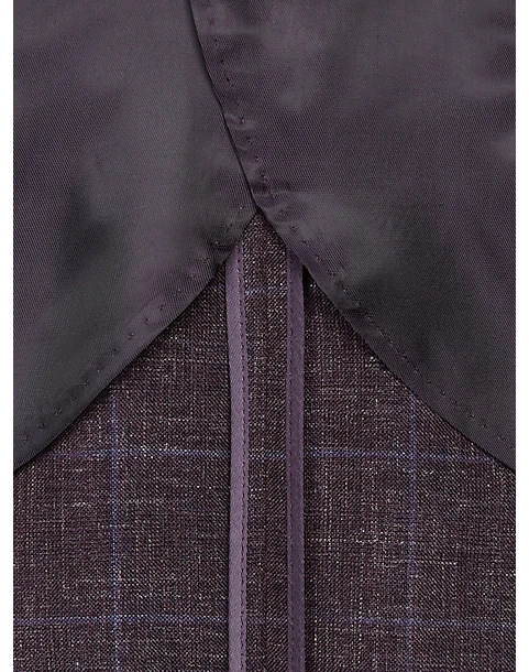 Joseph Abboud Slim Fit Sport Coat, Berry Plaid 4 Joseph Abboud Slim Fit Sport Coat, Berry Plaid - Image 4