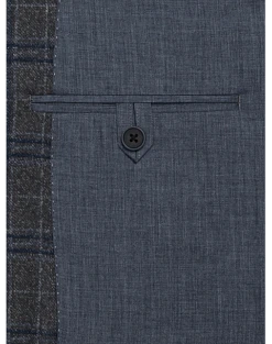 Michael Strahan Modern Fit Sport Coat, Gray Plaid 6 Michael Strahan Modern Fit Sport Coat, Gray Plaid -Quality Clothing Store MW40 15YU 64 MICHAEL STRAHAN GRAY PLAID ALT2