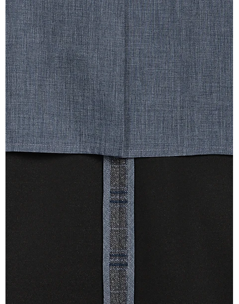 Michael Strahan Modern Fit Sport Coat, Gray Plaid 4 Michael Strahan Modern Fit Sport Coat, Gray Plaid - Image 4