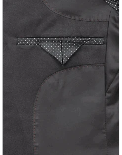 Egara Slim Fit Satin Peak Lapel Dinner Jacket, Burgundy Patterned -Quality Clothing Store MW40 15ZY 60 EGARA BURGUNDY FANCY ALT2