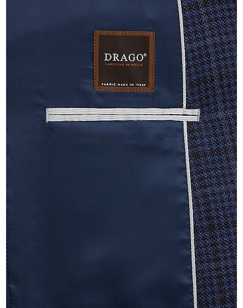 Joseph Abboud Modern Fit Sport Coat, Blue Plaid 4 Joseph Abboud Modern Fit Sport Coat, Blue Plaid - Image 4