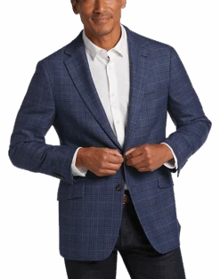 Joseph Abboud Modern Fit Sport Coat, Blue Plaid