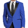 Egara Slim Fit Peak Lapel Dinner Jacket, Blue