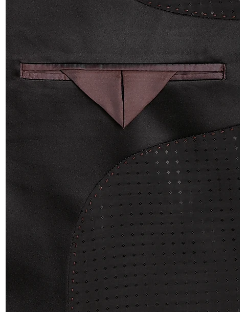 Egara Slim Fit Dinner Jacket, Maroon Floral 3 Egara Slim Fit Dinner Jacket, Maroon Floral - Image 3