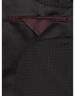 Egara Slim Fit Dinner Jacket, Burgundy Tapestry Jacquard -Quality Clothing Store MW40 16G4 60 EGARA BURGUNDY JACQ ALT2