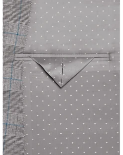 Michael Strahan Classic Fit Notch Lapel Sport Coat, Gray Plaid 6 Michael Strahan Classic Fit Notch Lapel Sport Coat, Gray Plaid -Quality Clothing Store MW40 16H3 64 MICHAEL STRAHAN GRAY PLAID ALT2