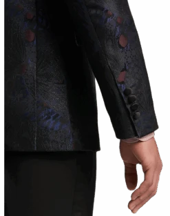 Paisley & Gray Slim Fit Dinner Jacket, Black, Navy & Burgundy Floral 6 Paisley & Gray Slim Fit Dinner Jacket, Black, Navy & Burgundy Floral -Quality Clothing Store MW40 16J2 07 PAISLEY GRAY BLACK NAVY BURGUNDY ALT2