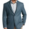 Pronto Uomo Modern Fit Notch Lapel Sport Coat, Teal