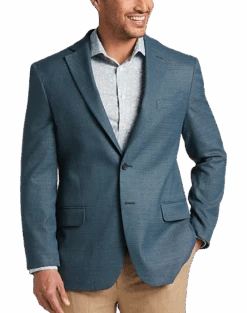 Pronto Uomo Modern Fit Notch Lapel Sport Coat, Teal