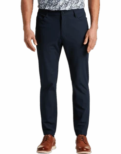 Awearness Kenneth Cole Slim Fit AWEAR-TECH 5-Pocket Tech Pant, Charcoal