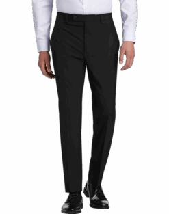 Lauren By Ralph Lauren Classic Fit Dress Pants, Black