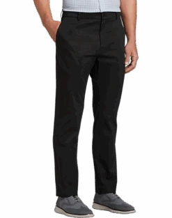 Michael Strahan Modern Fit Flex Dress Pants, Black