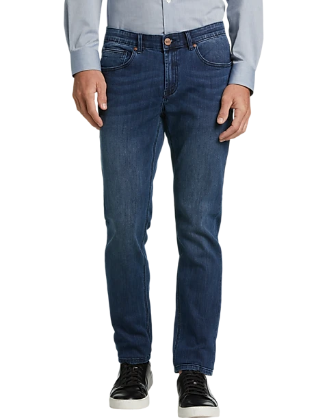 Black Bull Modern Fit 5-Pocket Jeans, Dark Wash 1 Black Bull Modern Fit 5-Pocket Jeans, Dark Wash