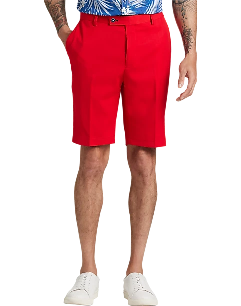 Paisley & Gray Slim Fit Shorts, Royal Blue 1 Paisley & Gray Slim Fit Shorts, Royal Blue