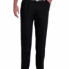 Haggar Cool Right® Performance Flex Classic Fit Pleated-Front Pants, Black
