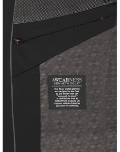 Awearness Kenneth Cole AWEAR-TECH Slim Fit Suit, Charcoal -Quality Clothing Store MW40 31K3 02 AWEARNESS BY KENNETH COLE BLACK ALT3