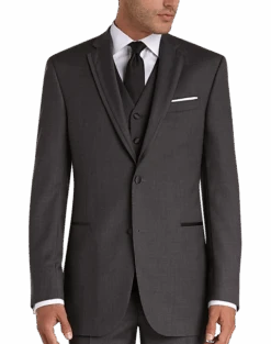 Joseph Abboud Black Label Slim Fit Wool Tuxedo, Gray -Quality Clothing Store MW40 3GP3 17 JOSEPH ABBOUD BLACK LABEL CHARCOAL GRAY ALT4