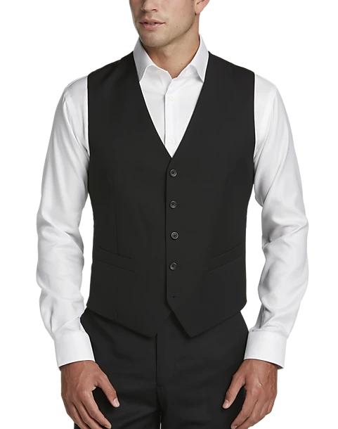 Pronto Uomo Platinum Suit Separates Vest, Charcoal Gray 2 Pronto Uomo Platinum Suit Separates Vest, Charcoal Gray - Image 2