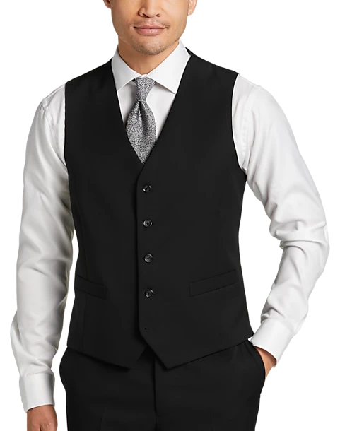 Pronto Uomo Platinum Suit Separates Vest, Charcoal Gray 1 Pronto Uomo Platinum Suit Separates Vest, Charcoal Gray