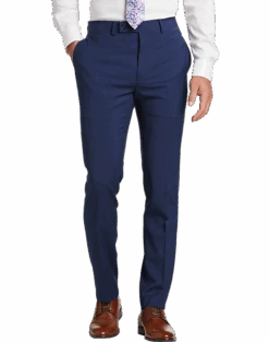 Calvin Klein Skinny Fit Suit Separates Pants, Blue