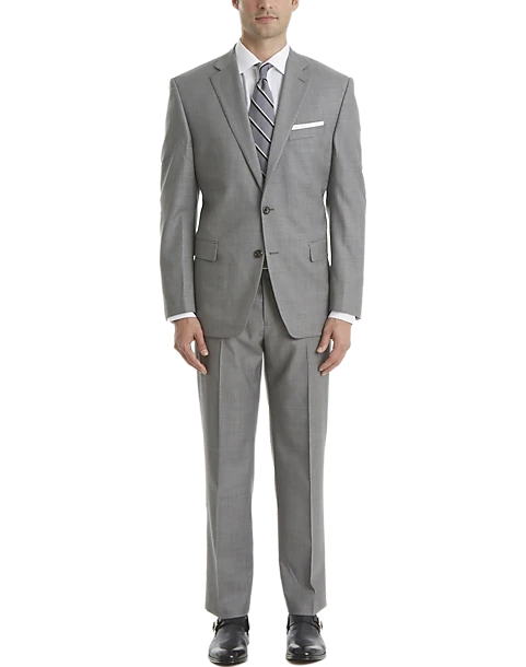 Lauren By Ralph Lauren Classic Fit Suit Separates Coat, Light Gray Sharkskin 1 Lauren By Ralph Lauren Classic Fit Suit Separates Coat, Light Gray Sharkskin