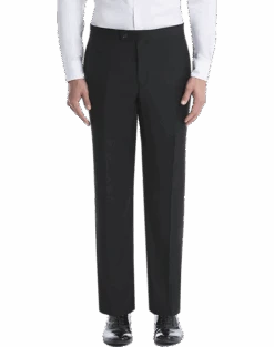 Lauren By Ralph Lauren Classic Fit Suit Separates Tuxedo Pants, Black