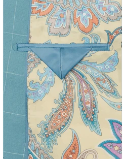 Tayion Classic Fit Suit Separates Coat, Light Blue & Cream Windowpane 7 Tayion Classic Fit Suit Separates Coat, Light Blue & Cream Windowpane -Quality Clothing Store MW40 3W94 67 TAYION LT BLUE CREAM WINDOWPANE ALT2