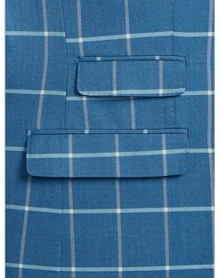 Tayion Classic Fit Suit Separates Coat, Blue & Cream Windowpane 8 Tayion Classic Fit Suit Separates Coat, Blue & Cream Windowpane -Quality Clothing Store MW40 3W98 67 TAYION BLUE CREAM WINDOWPANE ALT3