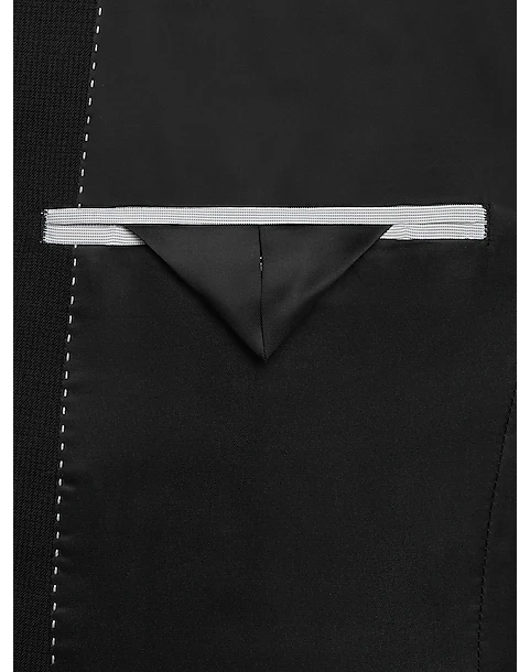 Wilke-Rodriguez Slim Fit Suit Separates Coat, Black Grid 3 Wilke-Rodriguez Slim Fit Suit Separates Coat, Black Grid - Image 3