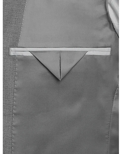 Wilke-Rodriguez Slim Fit Suit Separates Coat, Gray 3 Wilke-Rodriguez Slim Fit Suit Separates Coat, Gray - Image 3