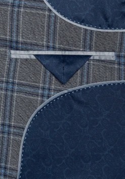 Egara Skinny Fit Suit Separates Coat, Gray Plaid -Quality Clothing Store MW40 3X20 64 EGARA GRAY PLAID ALT2