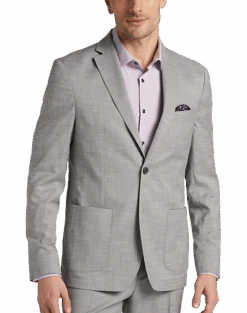 Michael Kors Modern Fit Suit Separates, Light Gray