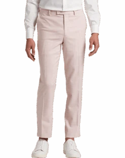 Egara Skinny Fit Suit Separates Pants Rose Tic