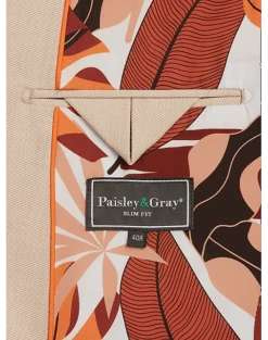 Paisley & Gray Slim Fit Suit Separates Coat, Silky Beige 11 Paisley & Gray Slim Fit Suit Separates Coat, Silky Beige -Quality Clothing Store MW40 3XJF 05 PAISLEY GRAY SILKY BEIGE ALT3