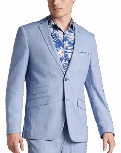Paisley & Gray Slim Fit Suit Separates, Blue Sharkskin