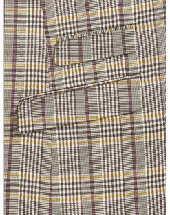 Paisley & Gray Slim Fit Suit Separates Coat, Olive & Yellow Check -Quality Clothing Store MW40 3XM6 60 PAISLEY GRAY OLIVE YELLOW CHECK ALT4