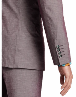 Paisley & Gray Slim Fit Suit Separates Coat, Mulberry -Quality Clothing Store MW40 3XMA 06 PAISLEY GRAY MULBERRY ALT2