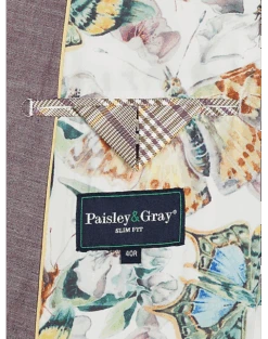 Paisley & Gray Slim Fit Suit Separates Coat, Mulberry -Quality Clothing Store MW40 3XMA 06 PAISLEY GRAY MULBERRY ALT3