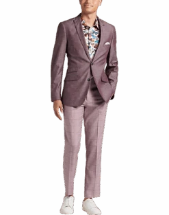 Paisley & Gray Slim Fit Suit Separates Coat, Mulberry -Quality Clothing Store MW40 3XMA 06 PAISLEY GRAY MULBERRY ALT5