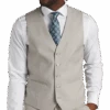 JOE Joseph Abboud Slim Fit Suit Separates Vest, Tan Sharkskin