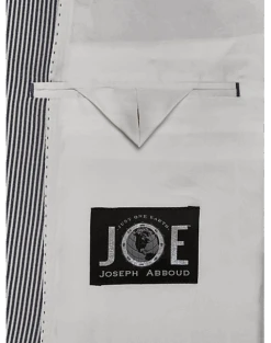 JOE Joseph Abboud Slim Fit Suit Separates Coat, Navy Seersucker -Quality Clothing Store MW40 3XT6 27 JOE JOSEPH ABBOUD NAVY WHITE STRIPE ALT2