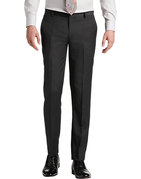 JOE Joseph Abboud Slim Fit Suit Separates Pants, Charcoal Check 1 JOE Joseph Abboud Slim Fit Suit Separates Pants, Charcoal Check