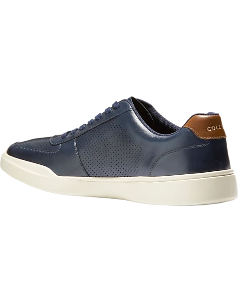 Cole Haan Grand Crosscourt Leather Sneakers, Black 3 Cole Haan Grand Crosscourt Leather Sneakers, Black - Image 3