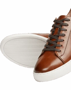 Joseph Abboud Adriano Sneakers, White -Quality Clothing Store MW40 41ZY 05 JOSEPH ABBOUD COGNAC ALT4
