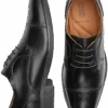 Johnston & Murphy Hawthorn Cap Toe Oxfords, Black