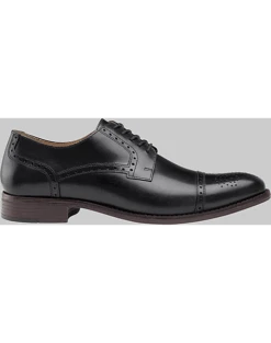 Johnston & Murphy Lewis Cap Toe Lace-Up Dress Shoe, Tan -Quality Clothing Store MW40 424N 02 JOHNSTON MURPHY BLACK ALT4 1
